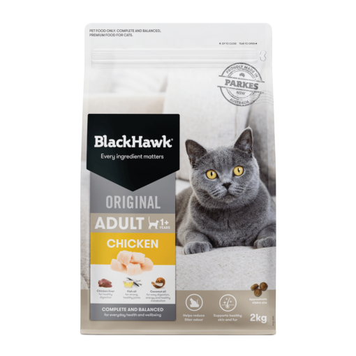 BLACK HAWK Dry Cat Food Adult Chicken And Rice