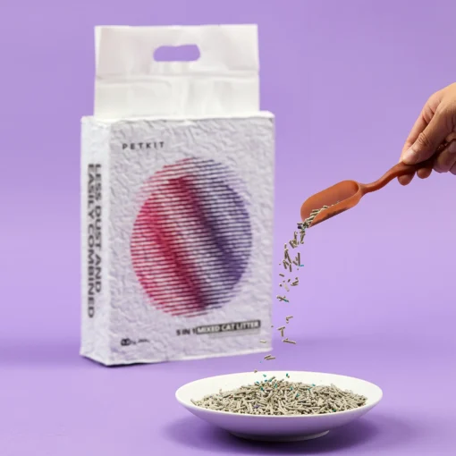 PETKIT 5-In-1 Active Carbon Mixed Tofu Litter – 7L - Image 9
