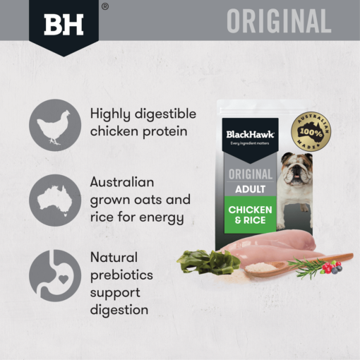 BLACK HAWK Dry Dog Food Adult Chicken And Rice - Image 3
