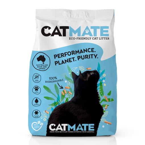 CATMATE Wood Pellet Cat Litter