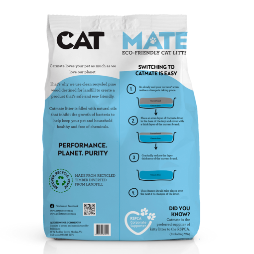 CATMATE Wood Pellet Cat Litter - Image 3