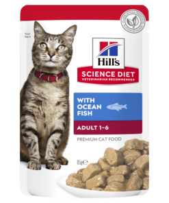 HILLS SCIENCE DIET Adult Ocean Fish Cat Food Pouches