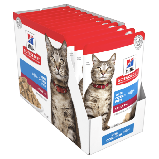 HILLS SCIENCE DIET Adult Ocean Fish Cat Food Pouches - Image 3