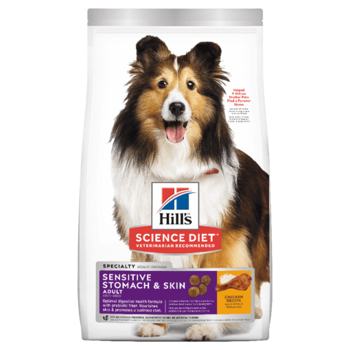 HILLS SCIENCE DIET Adult Sensitive Stomach Skin Dry Dog Food - 12kg