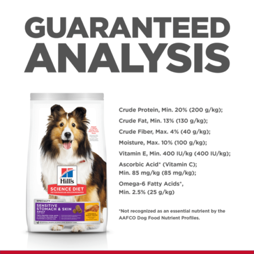 HILLS SCIENCE DIET Adult Sensitive Stomach Skin Dry Dog Food - 12kg - Image 7