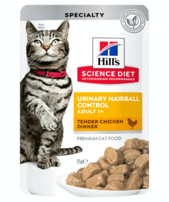 HILLS SCIENCE DIET Adult Urinary Hairball Control Cat Food Pouches