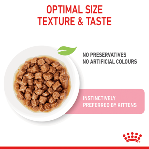ROYAL CANIN Kitten Instinctive Jelly Wet Cat Food Pouches - Image 2