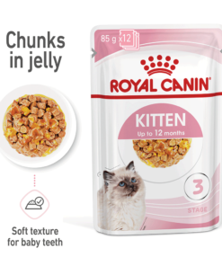 ROYAL CANIN Kitten Instinctive Jelly Wet Cat Food Pouches