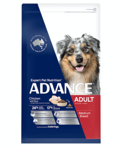 ADVANCE Medium Adult Dry Dog Food Chicken With Rice - 15kg