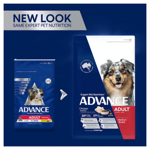 ADVANCE Medium Adult Dry Dog Food Chicken With Rice - 15kg - Image 3