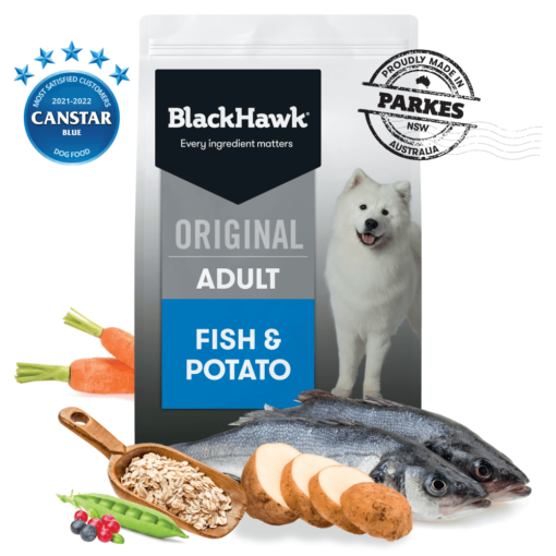 BLACK HAWK Dry Dog Food Adult Fish And Potato - Image 2