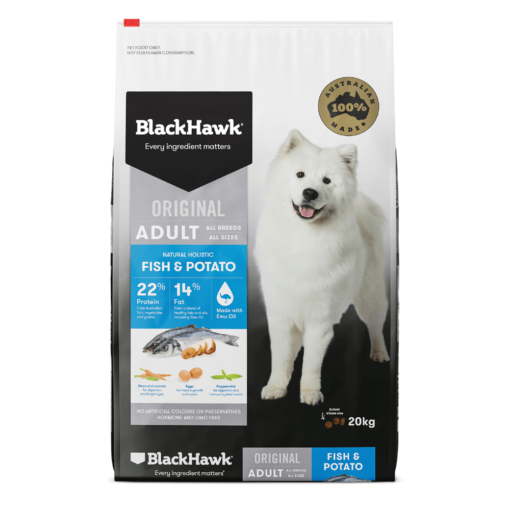 BLACK HAWK Dry Dog Food Adult Fish And Potato