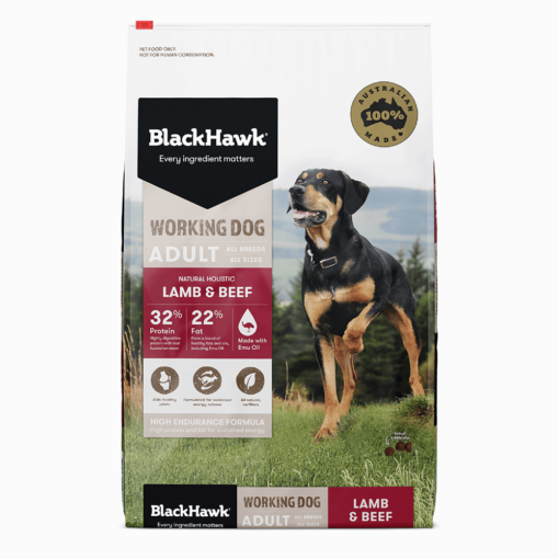 BLACK HAWK Dry Dog Food Adult Working Dog Lamb And Beef - Image 2